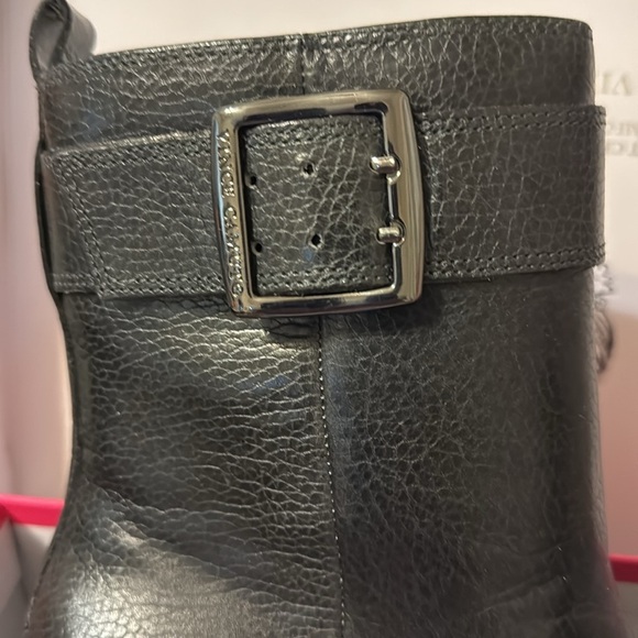 NIB Vince Camuto Bembonie leather boot, onyx black, size 9.5 - Picture 4 of 8
